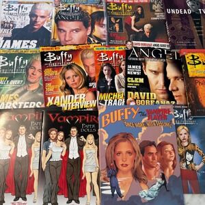 BUFFY THE VAMPIRE SLAYER Angel Magazine Comic Book Collection Lot Fanzines 13